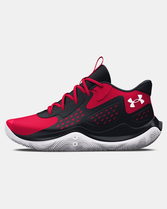 Unisex UA Jet '23 Basketball Shoes in Red image number 5